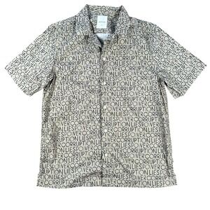 Wood Wood‎ Medium Power Corruption Brown Short Sleeve Men's Brandon Shirt